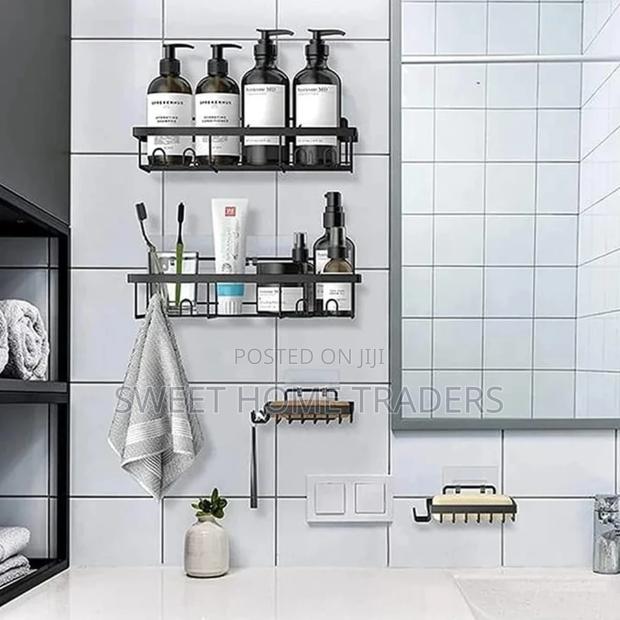 3pcs Set Shower Caddy Shelf/Bathroom Organizer  - thumbnail 2