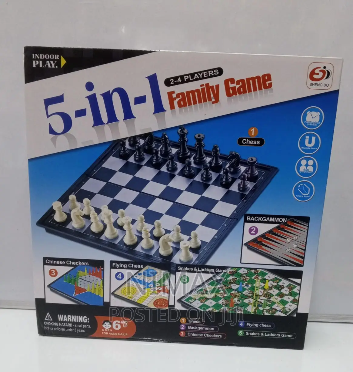 5 in 1 Board Game