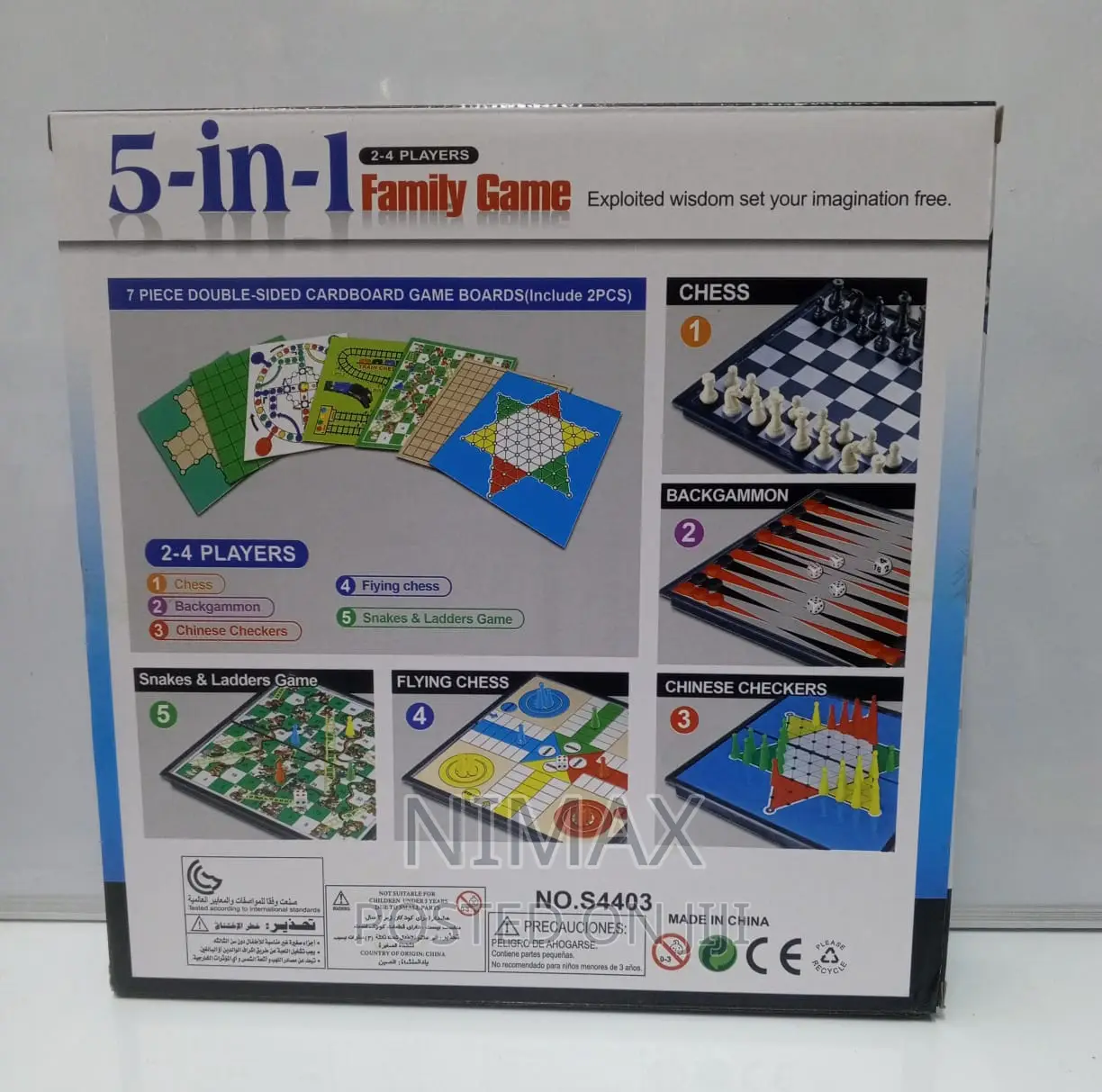 5 in 1 Board Game