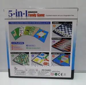 5 in 1 Board Game