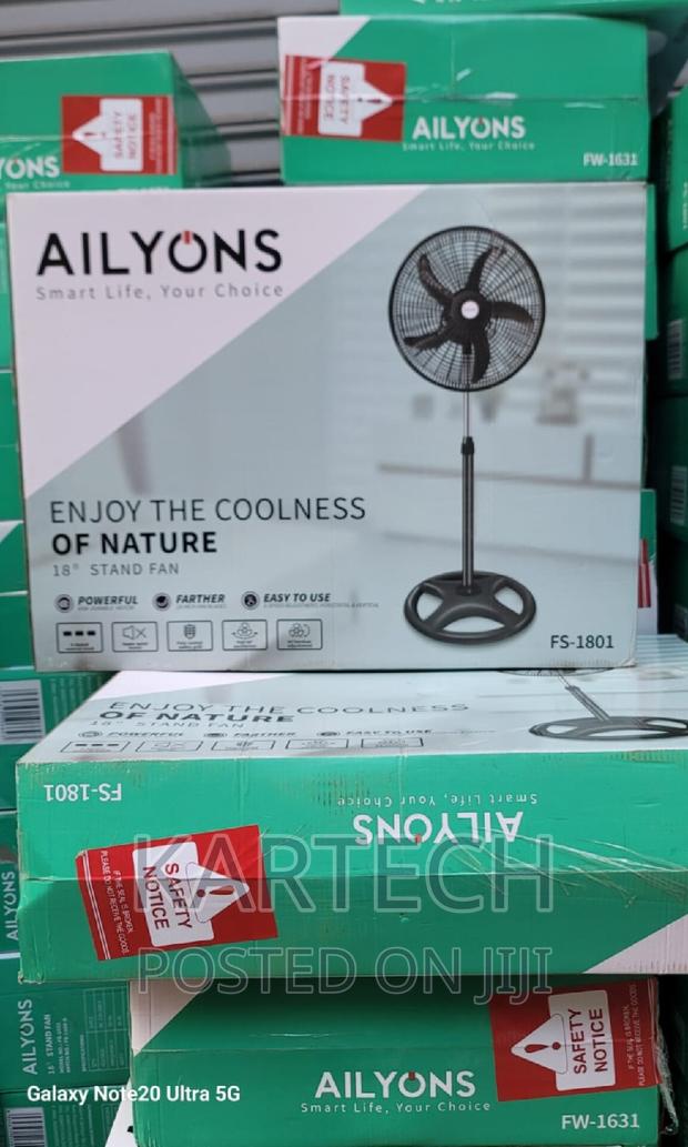 Ailyons 18 Inches Round Base Stand Fan