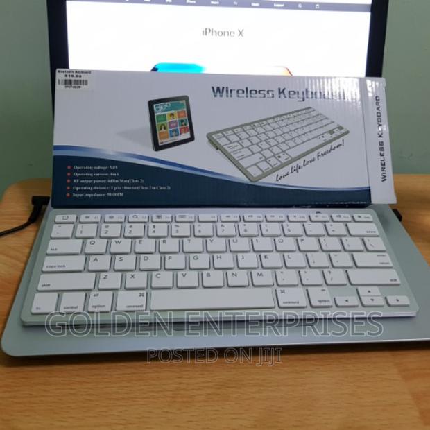 Sleek Wireless Keyboard Compatible With Tablet, TV and Phone