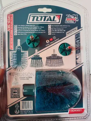Drill Brush Set 3pcs Total Drill Powered Cleaning Brush Set