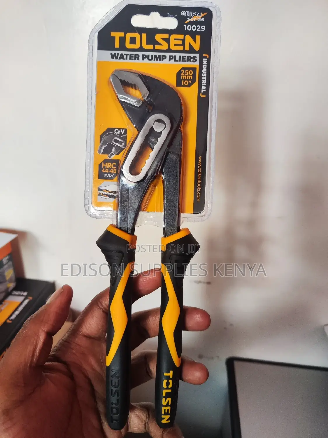 Tolsen Water Pump Pliers 10" 10029 Kasuku Pliers Multi Grip Plier