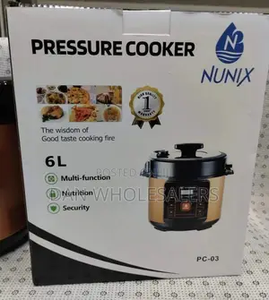 Nunix Electric Pressure Cooker 6ltrs