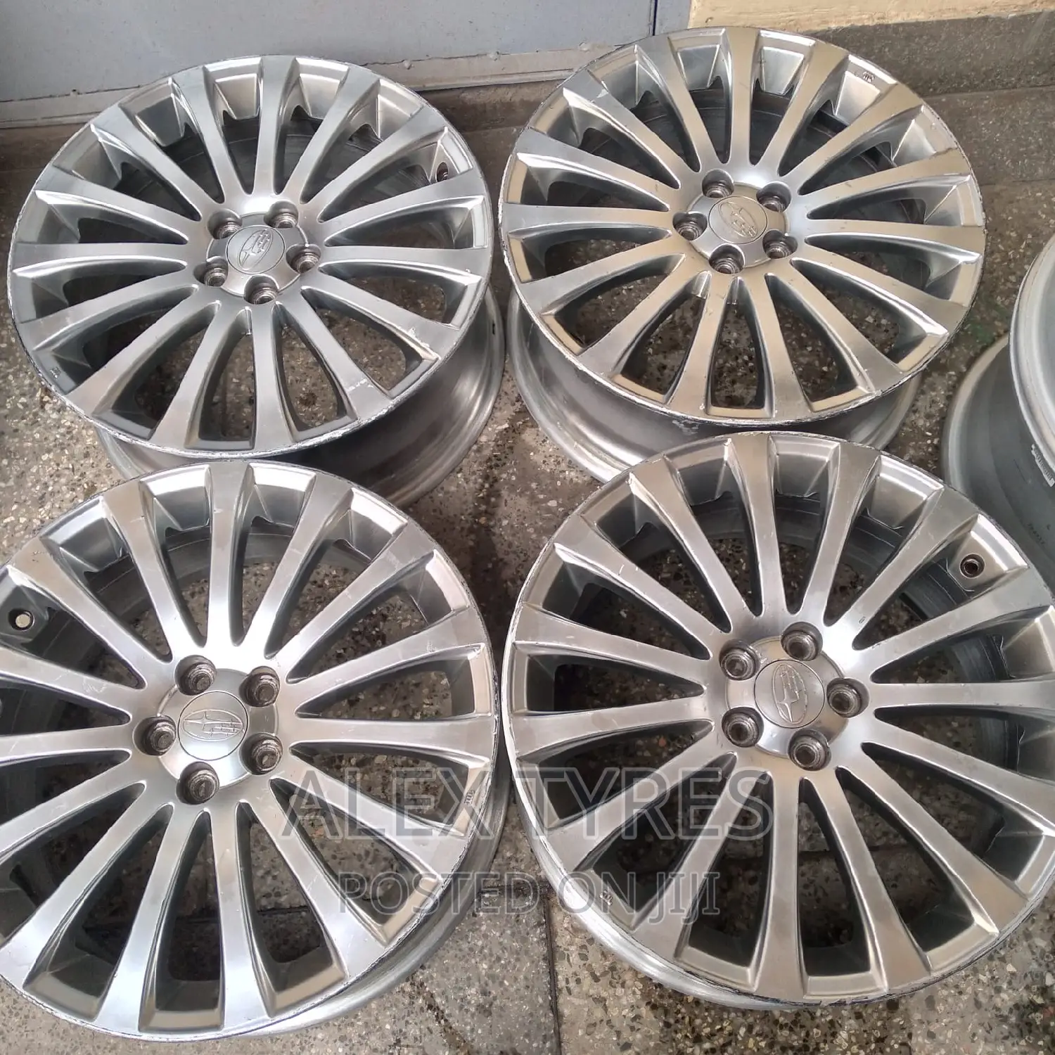 Size 18 Inches Subaru Legacy Alloy Japan Rims Set