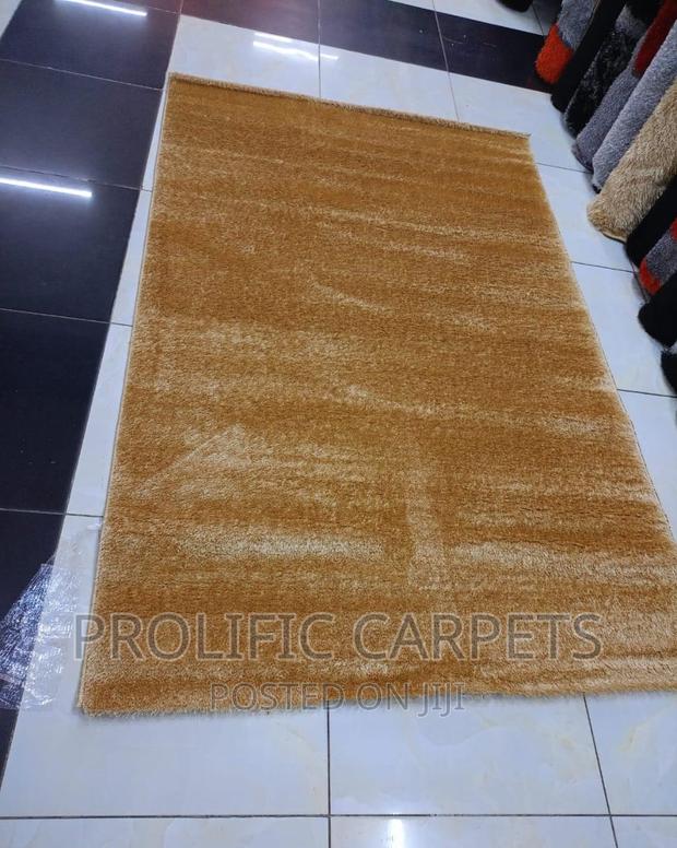 Turkish Gold Plain Carpet - main view