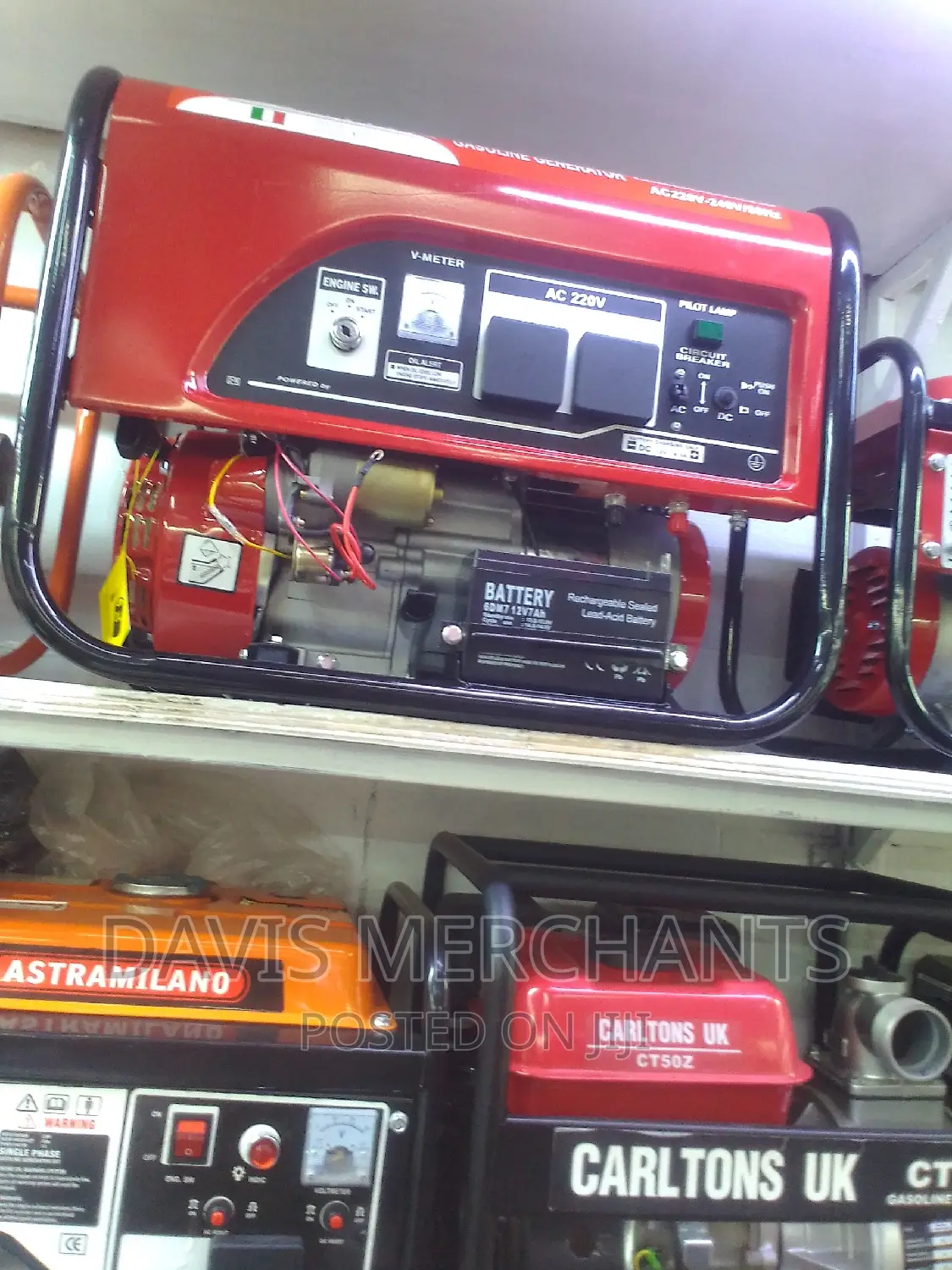 K Max Gasoline Generator Which Is of Key Start and of 2.4kva