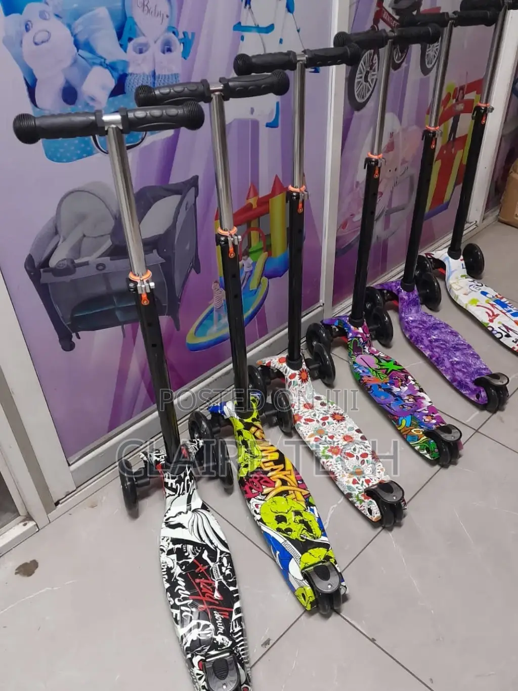 Scooter With Normal Wheels
