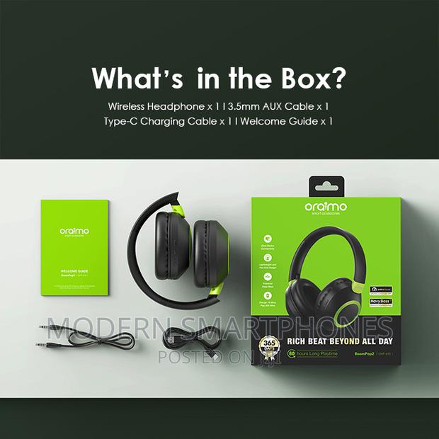 Oraimo Boompop 2 ENC Over-Ear Wireless Headphones - thumbnail 2
