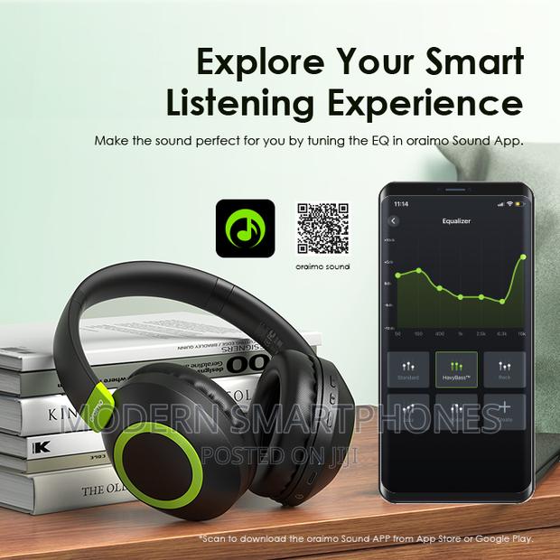 Oraimo Boompop 2 ENC Over-Ear Wireless Headphones