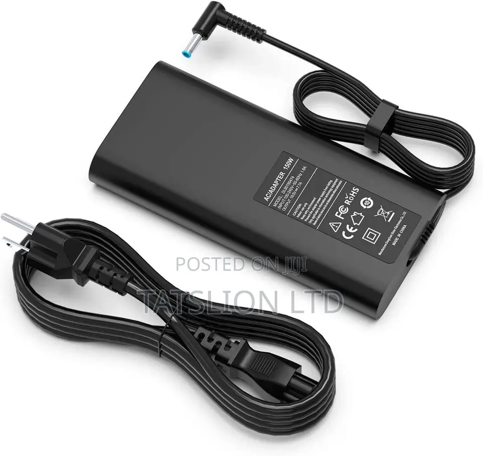 150W 19.5V Laptop Charger for HP Omen 15 17, HP Envy 15t Pow