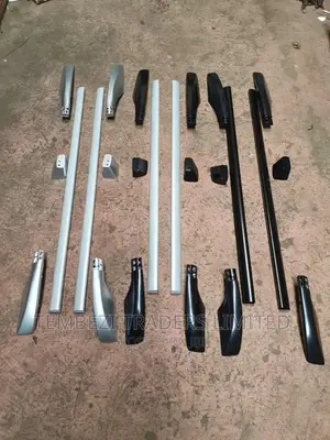 Universal Black and Silver Roof Rails