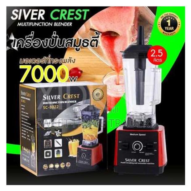 *7000 Watts Silver Crest Commercial Blender - main view