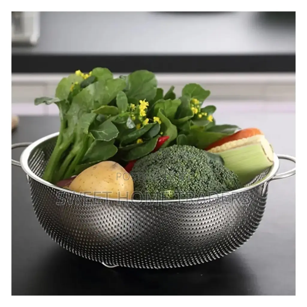 Stainless Strainer Supergetti Vegetable Fruit 12 Inch