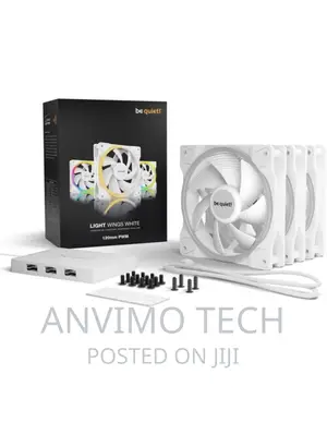 Be Quiet! Light Wings High-speed 120mm Fans (3-pack,White)