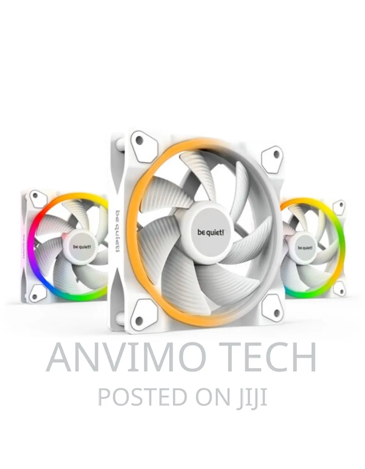 Be Quiet! Light Wings High-speed 120mm Fans (3-pack,White)