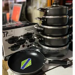 *Jp Nonstick Cookware Set 11 PCS With Pan.