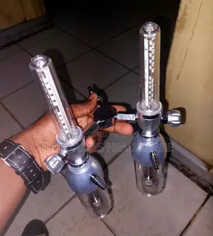 Oxygen Flowmeter Dual Flow Wall Mount.