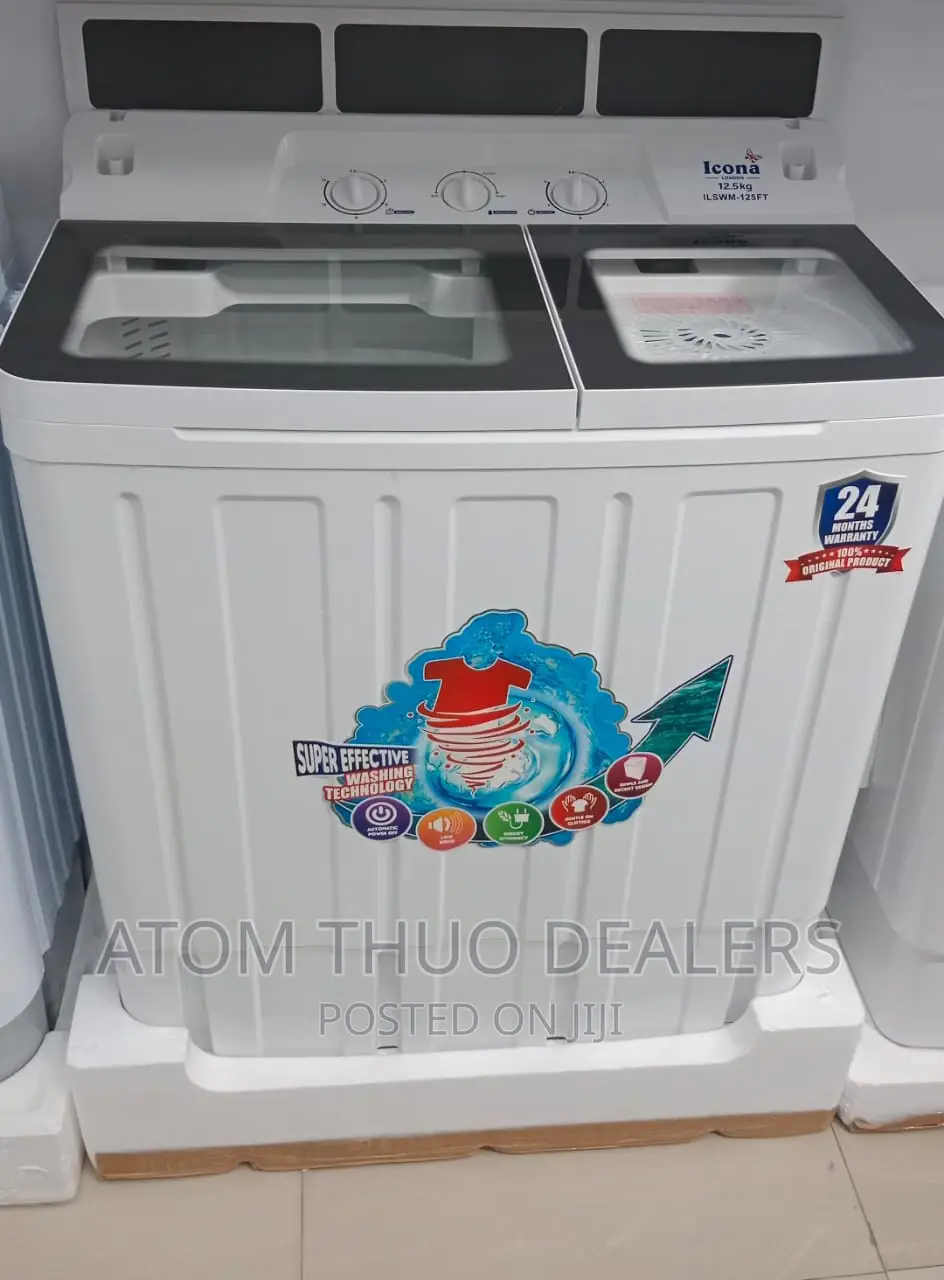 12.5kgs Icona Twin Tub Washing Machine