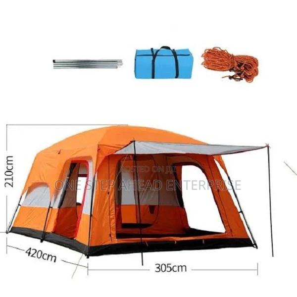 Orange 16 People Camping Tents - main view
