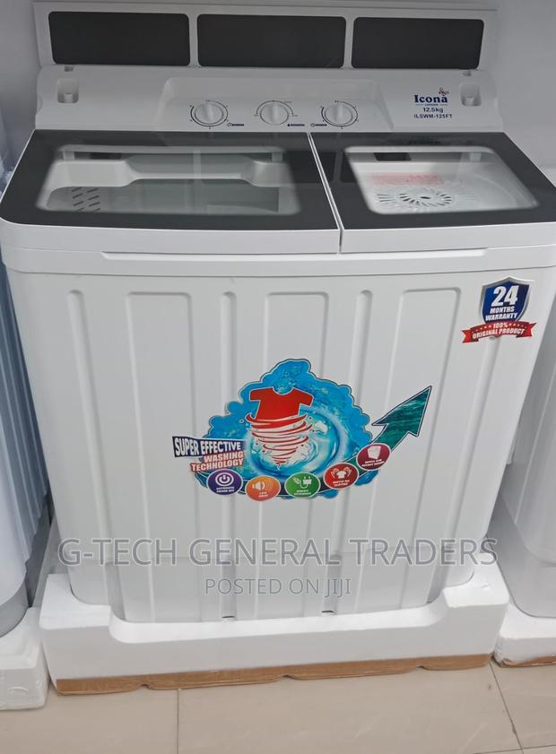 Washing Machine!Icona 12.5kg Semi Automatic Twin Tub Machine