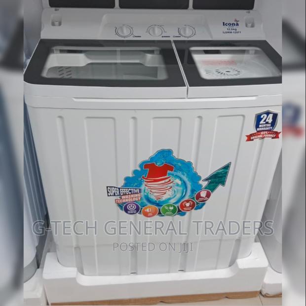 Washer!Icona 12.5kg Semi Automatic Washing Machine - main view