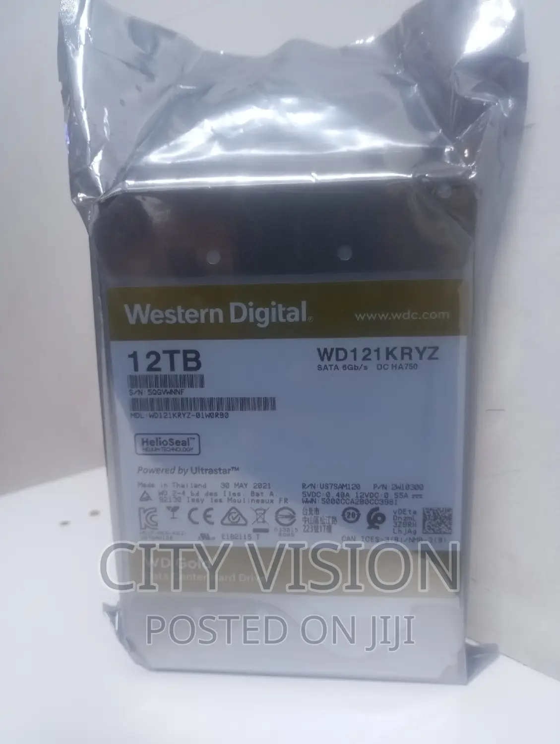 Western Digital WD Golf 12TB (WD121KRYZ) 12tb!! Gold 12tb!!