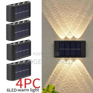 6 LED Up and Down Lighting Garden Decoration Solar Lights