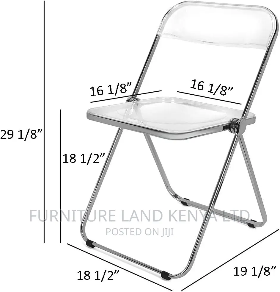 Folding Chair (Clear Acrylic) in Mombasa Road Furniture, Furniture