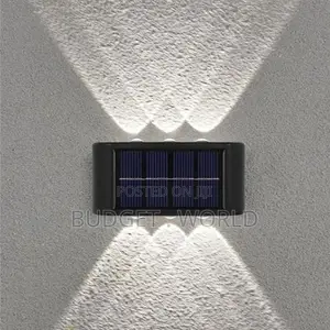 6 LED Stair Fence Lamp Solar Powered for Garden Decoration