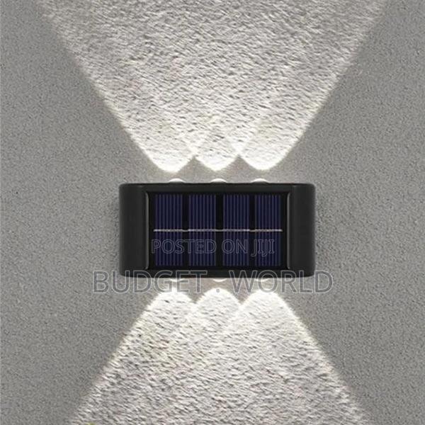 6 LED Stair Fence Lamp Solar Powered for Garden Decoration