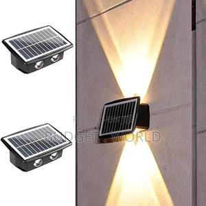 4 Led Solar Sconce,Waterproof Deck Fence Lighting for House - thumbnail 2
