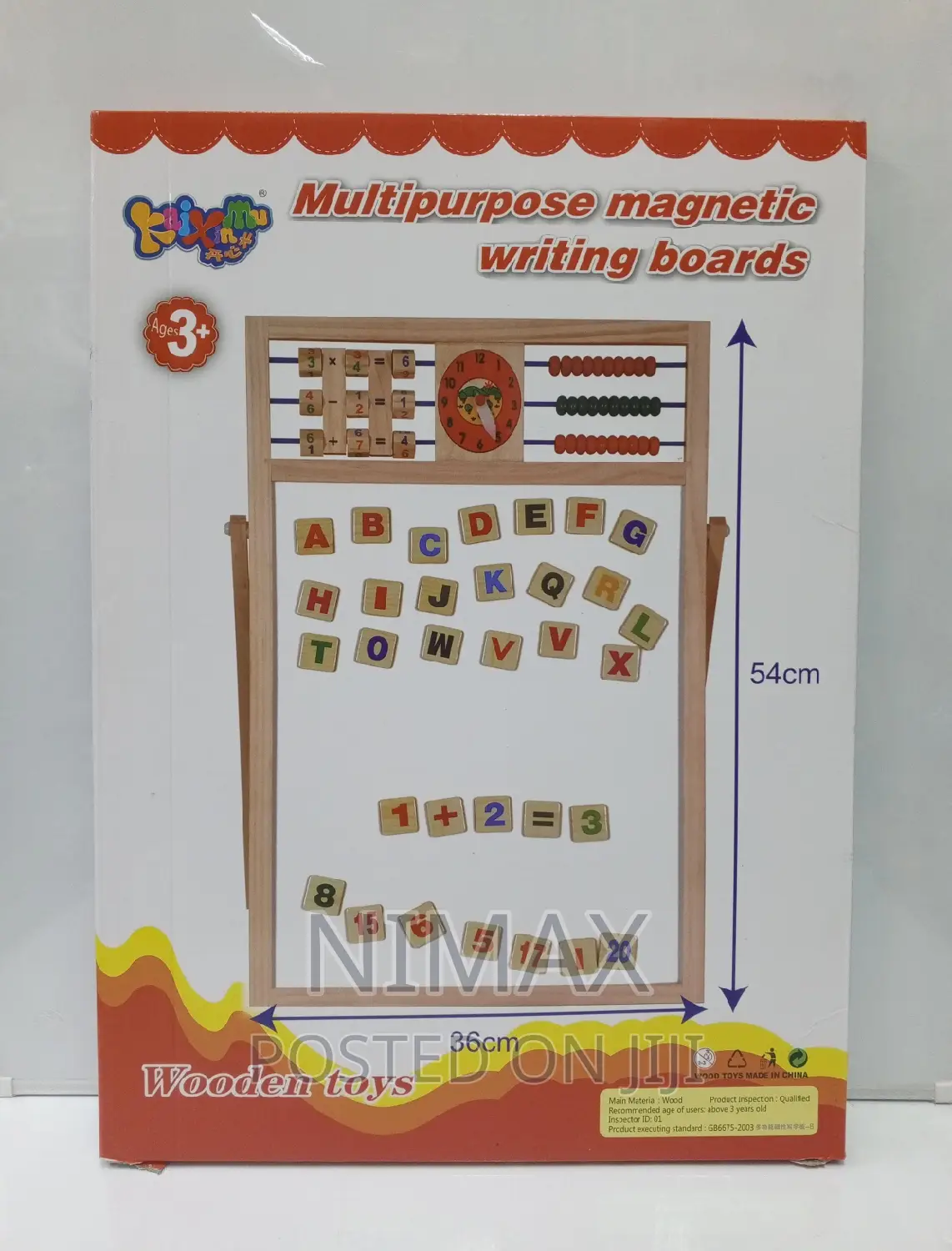 Wooden White Board Magnetic Double Sided
