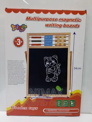 Wooden White Board Magnetic Double Sided