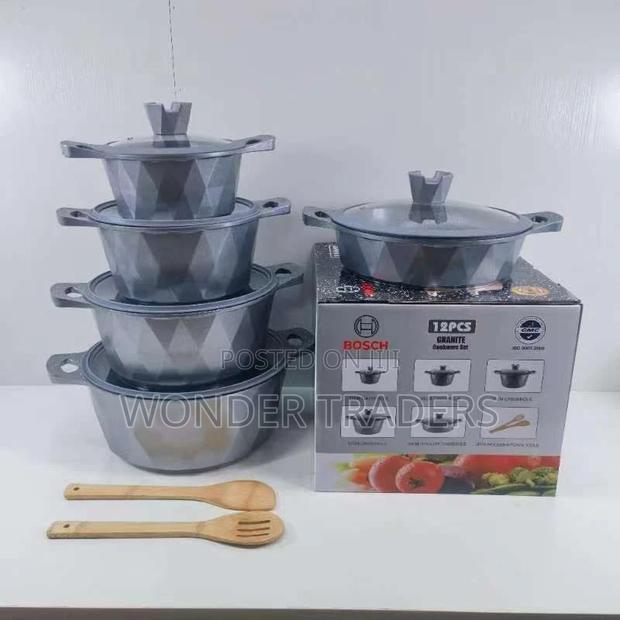 *_Bosch 11pc Cookware With Silicone Lid Covers*_
