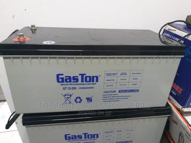 Gaston 12V 200ah Maintenance Free Solar Battery