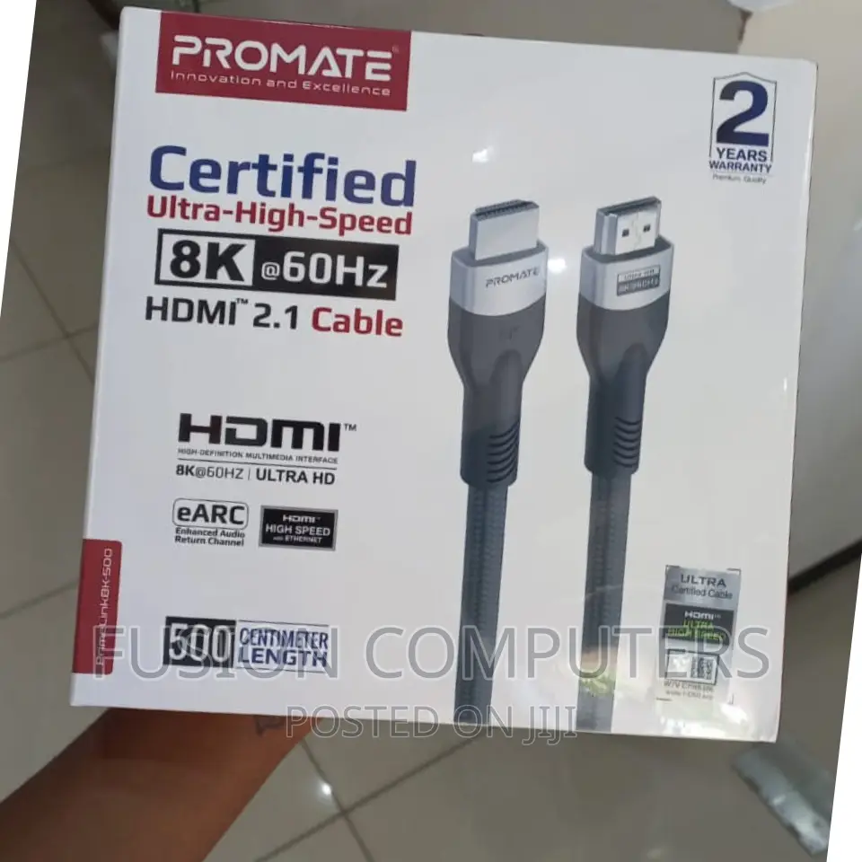 Promate at 60hz Ultra High-Speed HDMI 2.1 Cable