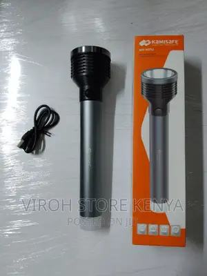 Kamisafe Flashlight Torch Aluminum Rechargeable LED Torch
