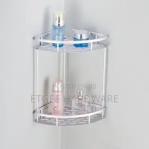 Double Shelf Organiser Aluminium