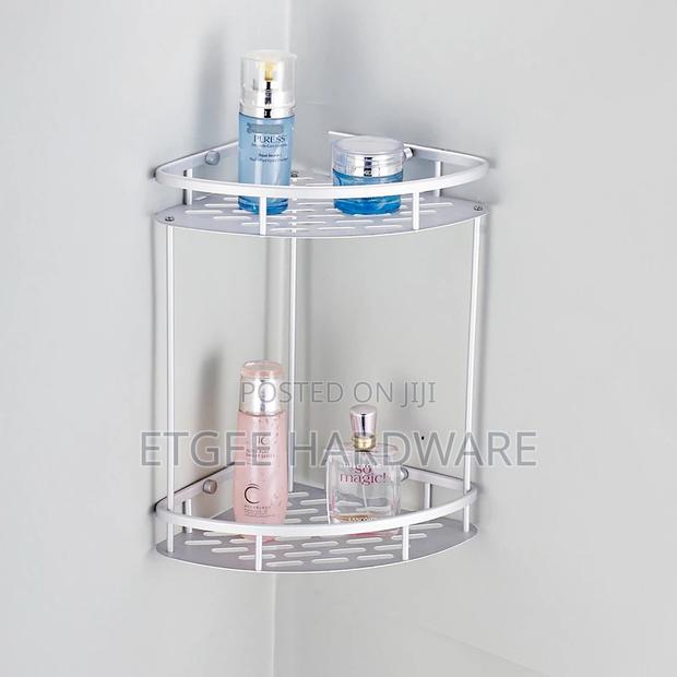 Double Shelf Organiser Aluminium - main view
