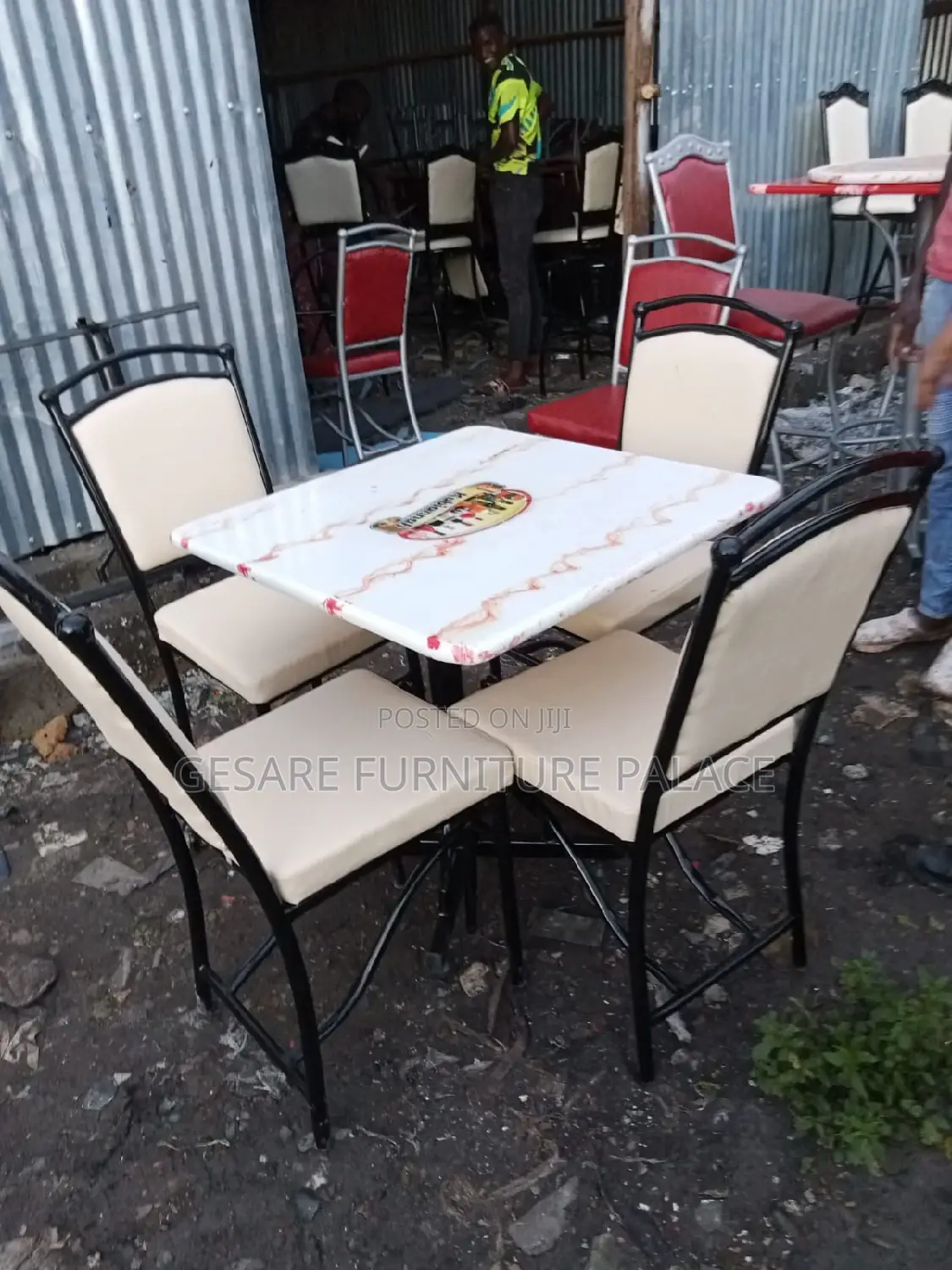 Hotel/ Bar Chair With a Table