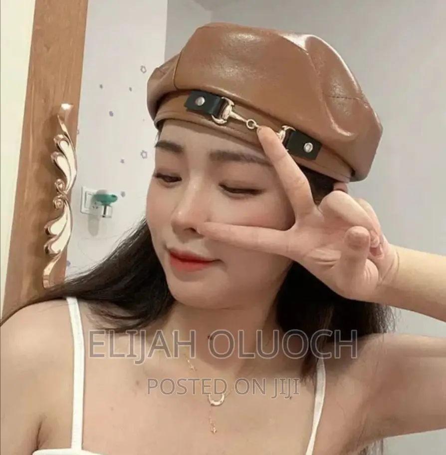 Ladies Leather Berets
