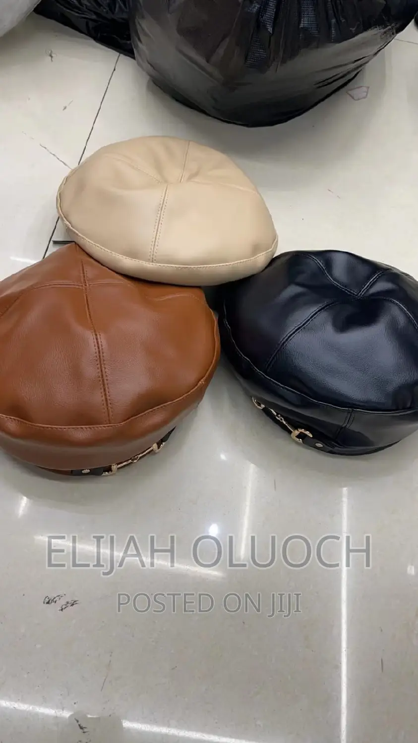 Ladies Leather Berets