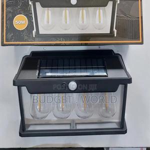 New 50watts Motion Sensor Solar Interaction Wall Lamp - thumbnail 2