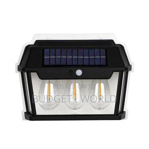 Solar Powered Wall Lamp 3 Bulb Wide Angle Solar Lights - thumbnail 2