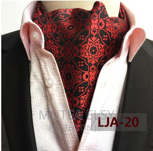 Redwine Black Ascot Ties - main view