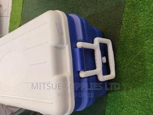 Cooler Box 90L Blue Black With Wheels - thumbnail 2
