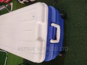 Cooler Box 90L Blue Black With Wheels
