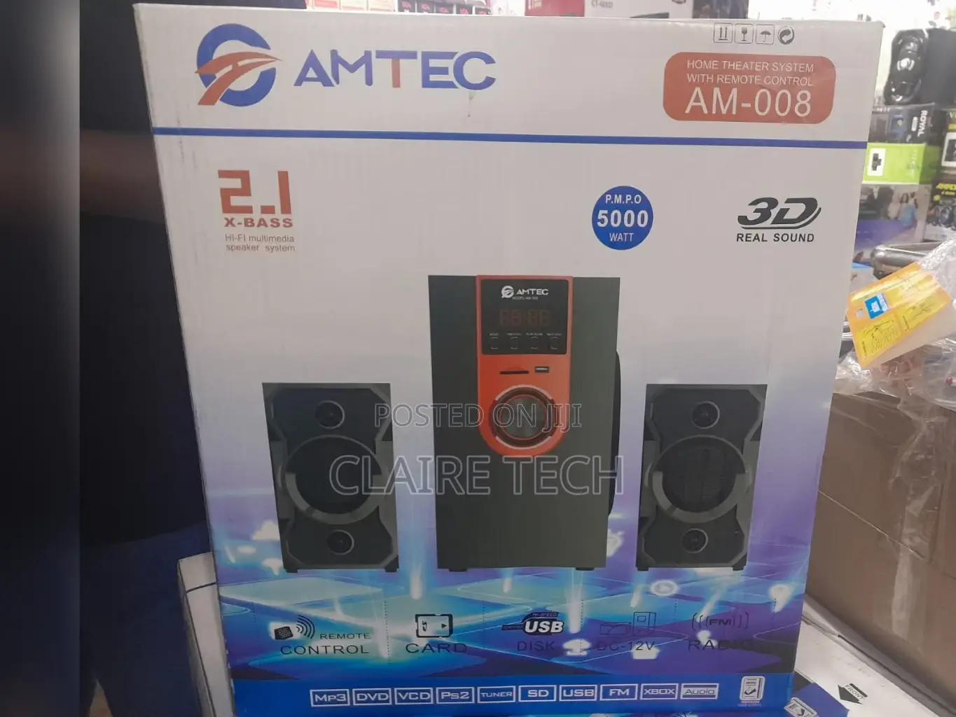 Amtec Woofer Am 008 Sub Woofer,5000 Watts